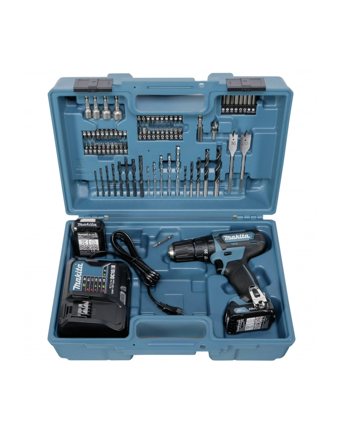 Makita cordless hammer HP333DSAX1, 12V (blue / black, 2x Li-ion battery 2,0Ah) główny