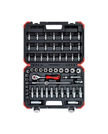 Gedore Red Socket set 3/8 '', 59 pieces (red / black, with Shift-gun, SW 6mm - 24mm) nr 1