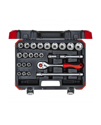 Gedore Red Socket set 1/2 '', 24 pieces (red / black, with Shift-gun, SW 10mm - 32mm) nr 1