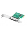 Karta PCI EXPRESS LPT (DB25) X1 LANBERG + ŚLEDŹ LOW PROFILE - nr 1