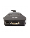 Przełącznik KVM z 2 portami USB DVI i zdalnym selektorem portów CS22D - nr 14