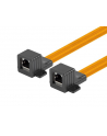 Adapter złączka sieciowa przelotka okienna RJ45 KAT.5E 17CM - nr 1