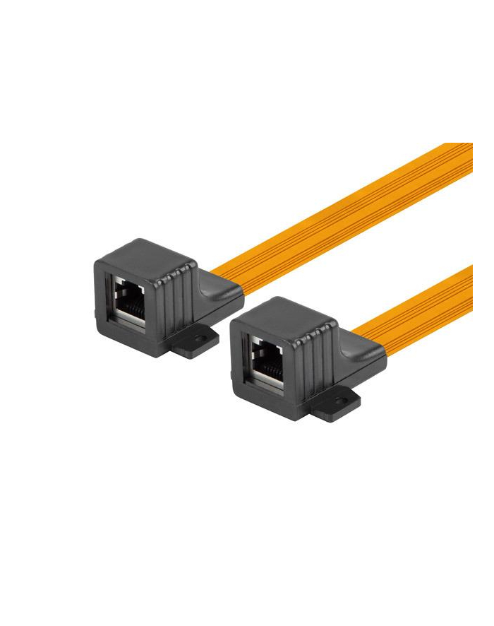 Adapter złączka sieciowa przelotka okienna RJ45 KAT.5E 17CM główny