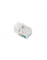 MODUŁ KEYSTONE GNIAZDO RJ45->LSA UTP KAT 5E 90 stopni  DO PUSZKI MONTAŻ - nr 2