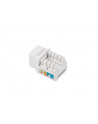 MODUŁ KEYSTONE GNIAZDO RJ45->LSA UTP KAT 5E 90 stopni  DO PUSZKI MONTAŻ - nr 6