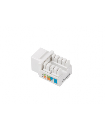 MODUŁ KEYSTONE GNIAZDO RJ45->LSA UTP KAT 5E 90 stopni  DO PUSZKI MONTAŻ