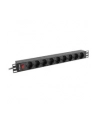 lanberg Listwa zasilająca Rack PDU 19 cali 1U 16A 9xSchuko 3m Czarna - nr 27