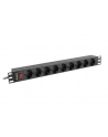 lanberg Listwa zasilająca Rack PDU 19 cali 1U 16A 9xSchuko 3m Czarna - nr 31