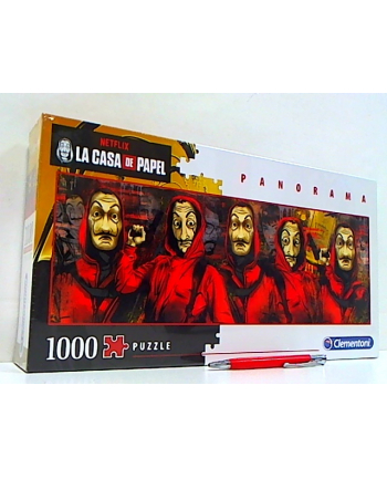 Clementoni Puzzle 1000el panorama Dom z papieru. La casa de papel 39545