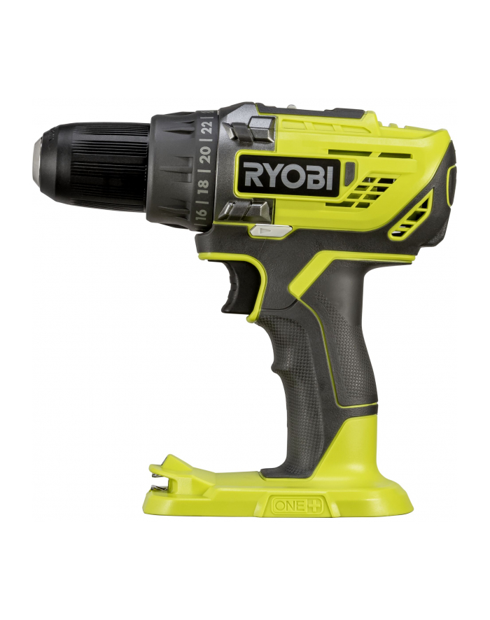 Ryobi cordless drill R18DD3-0, 18 Volt (green / black, without battery and charger) główny