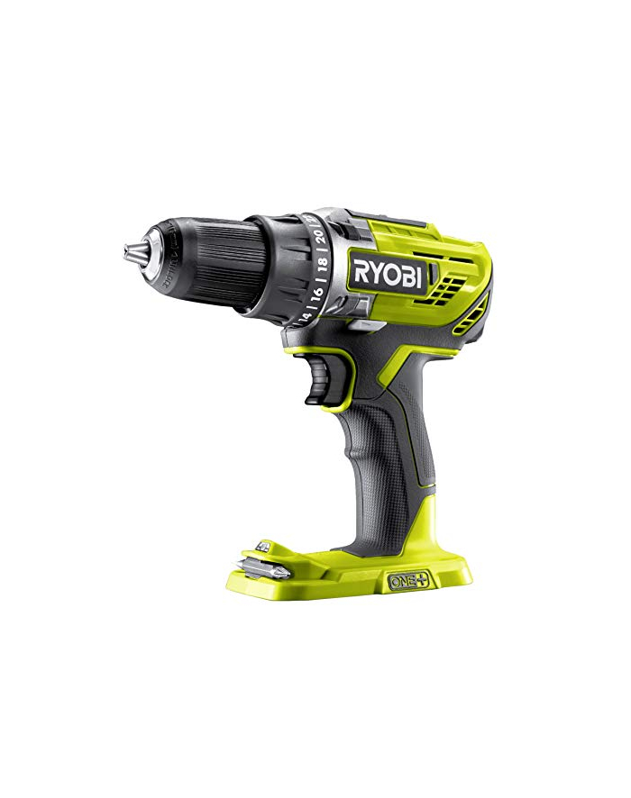 Ryobi cordless drill R18DD3-0, 18 Volt (green / black, without battery and charger) główny