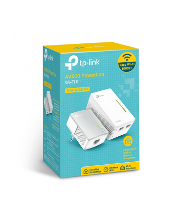 tp-link Zestaw transmiterów sieciowych AV600 z punktem dostępowym, 300Mb/s WPA4221KIT Power Line Ext AV600 N300