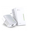 tp-link Zestaw transmiterów sieciowych AV600 z punktem dostępowym, 300Mb/s WPA4221KIT Power Line Ext AV600 N300 - nr 2