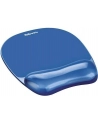 fellowes Podkładka pod mysz i nadgarstek żel CRYSTAL, niebieska - nr 20