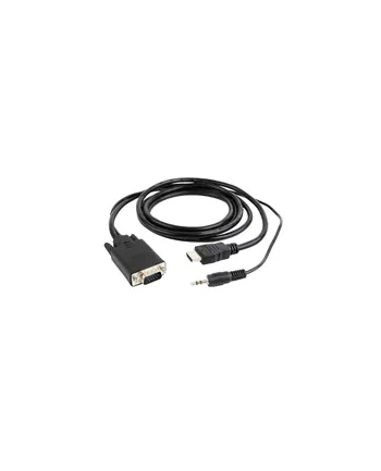 gembird Konwerter HDMI do VGA mini Jack 3m czarny