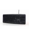 gembird Klawiatura Standardowa USB czarna Cyrylica KB-U-103-RU - nr 16