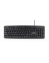 gembird Klawiatura Standardowa USB czarna Cyrylica KB-U-103-RU - nr 18