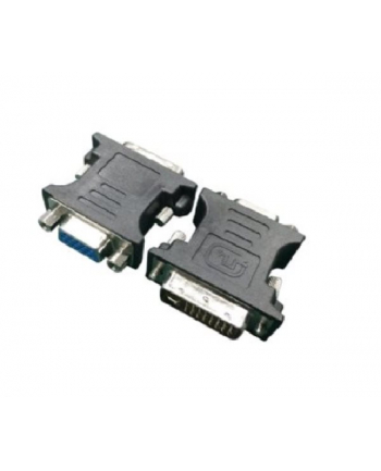 gembird Adapter DVI->VGA (24M/15F) czarny