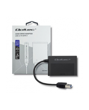 qoltec Adapter USB 3.0 do dysków HDD/SSD 2.5 cala SATA3