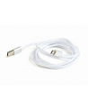 gembird Kabel Micro USB oplot tekstylny/1.8m/srebrny - nr 1