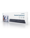 gembird Klawiatura Standardowa USB czarna Cyrylica KB-U-103-RU - nr 10