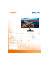 philips Monitor 245B1 23.8''IPS DVI HDMI DP Pivot - nr 5