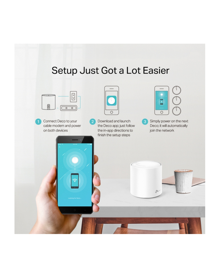 tp-link Deco X20 System WiFi AX1800 3-pak główny