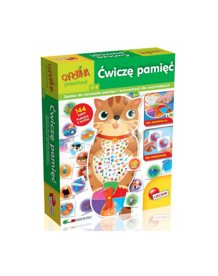 lisciani giochi Carotina Ćwiczę pamięć PL57511 główny