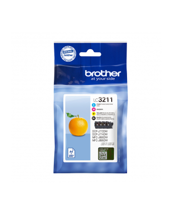 BROTHER Pack of 4 cartridges black cyan magenta yellow