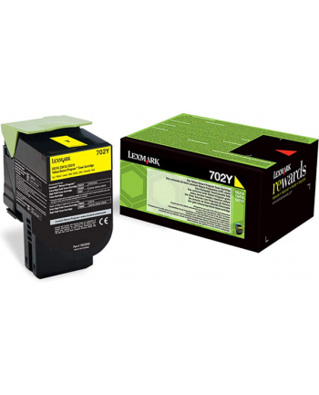 LEXMARK yellow toner 1K