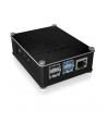 icy box ICYBOX Case for Raspberry Pi 4 Alu cover + mesh Black - nr 16