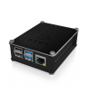 icy box ICYBOX Case for Raspberry Pi 4 Alu cover + mesh Black - nr 18