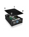 icy box ICYBOX Case for Raspberry Pi 4 Alu cover + mesh Black - nr 20