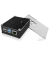 icy box ICYBOX Case for Raspberry Pi 4 Alu cover + mesh Black - nr 22