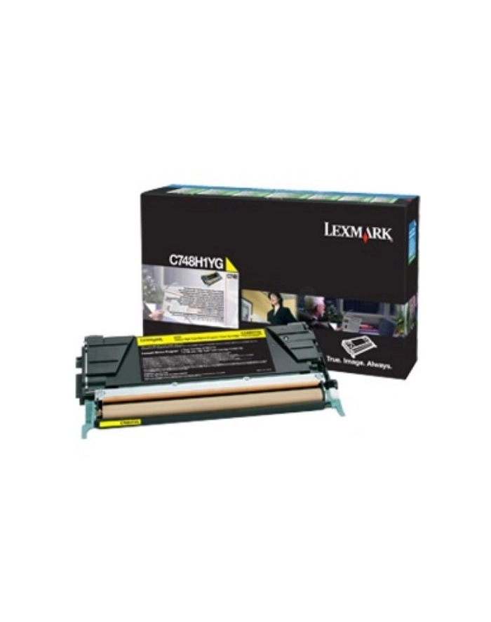 lexmark Toner C748 żółty C748H3YG główny