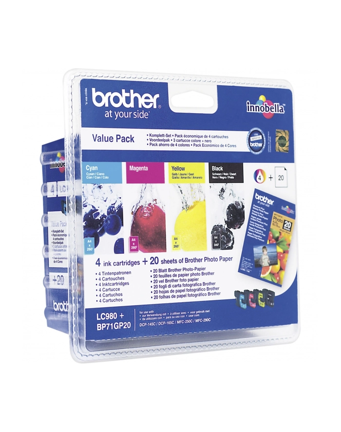 BROTHER LC980VALBPDR valuepack ink blist główny