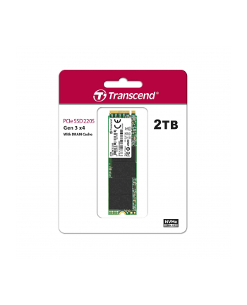 TRANSCEND 2TB M.2 2280 PCIe Gen3x4 M-Key 3D TLC with Dram