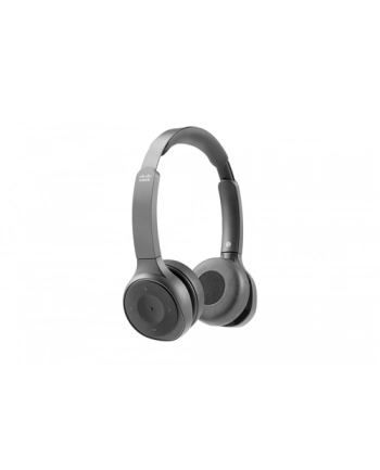 CISCO 730 WIRELESS DUAL ON EAR HEADSET USB A BUNDLE CARBON BLACK