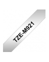 BROTHER P-Touch TZE-M921 black on silver-matte 9mm 8m - nr 17