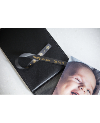BROTHER P-Touch 24mm black/gold ribbon tape