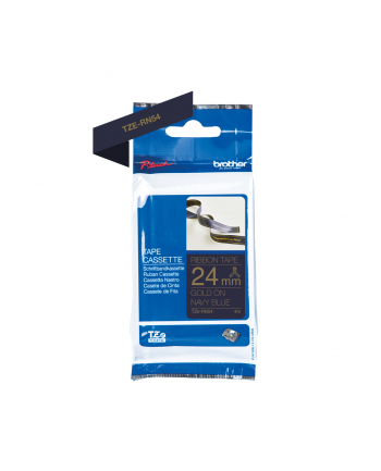 BROTHER P-Touch 24mm dark blue/gold ribbon tape