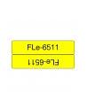 BROTHER FLE6511 21MMX45MM BLCK ON YELL FLAG TAPE - nr 2