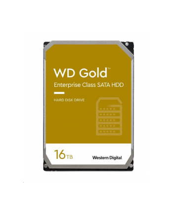 western digital WD Gold 16TB HDD 7200rpm 6Gb/s sATA 512MB cache 3.5inch intern RoHS compliant Enterprise Bulk