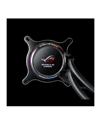 ASUS ROG RYUO 120 ROG Ryuo 120 all-in-one liquid CPU cooler color OLED Aura Sync ROG 120mm fan (P)