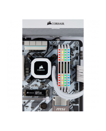 CORSAIR DOMINATOR PLATINUM RGB DDR4 16GB 2x8GB 3600MHz CL18 1.35V White