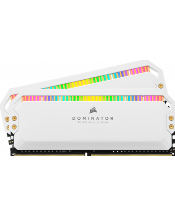 CORSAIR DOMINATOR PLATINUM RGB DDR4 16GB 2x8GB 3600MHz CL18 1.35V White