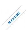 BROTHER MK233 BZ tape cassette white blue 8mx12mm none laminate for P-touch 60 65 75 80 85 110 - nr 9
