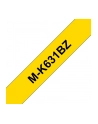 BROTHER P-Touch MK-631 black on yellow 12mm - nr 4