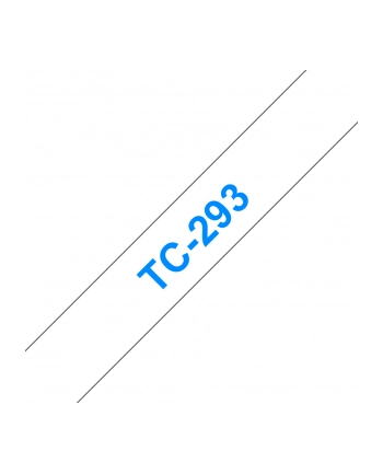 BROTHER P-Touch TC-293 blue on white 9mm nr 1