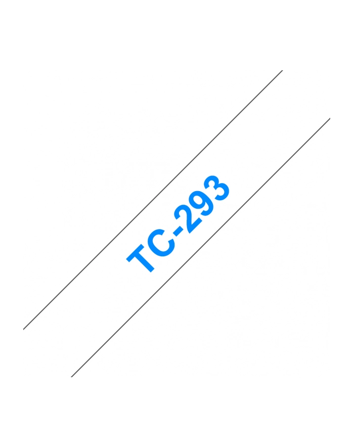 BROTHER P-Touch TC-293 blue on white 9mm główny